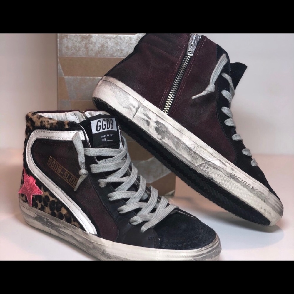 Golden goose slides (hightops)